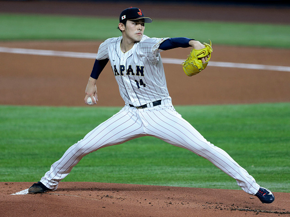 Japanese pitcher Roki Sasaki
